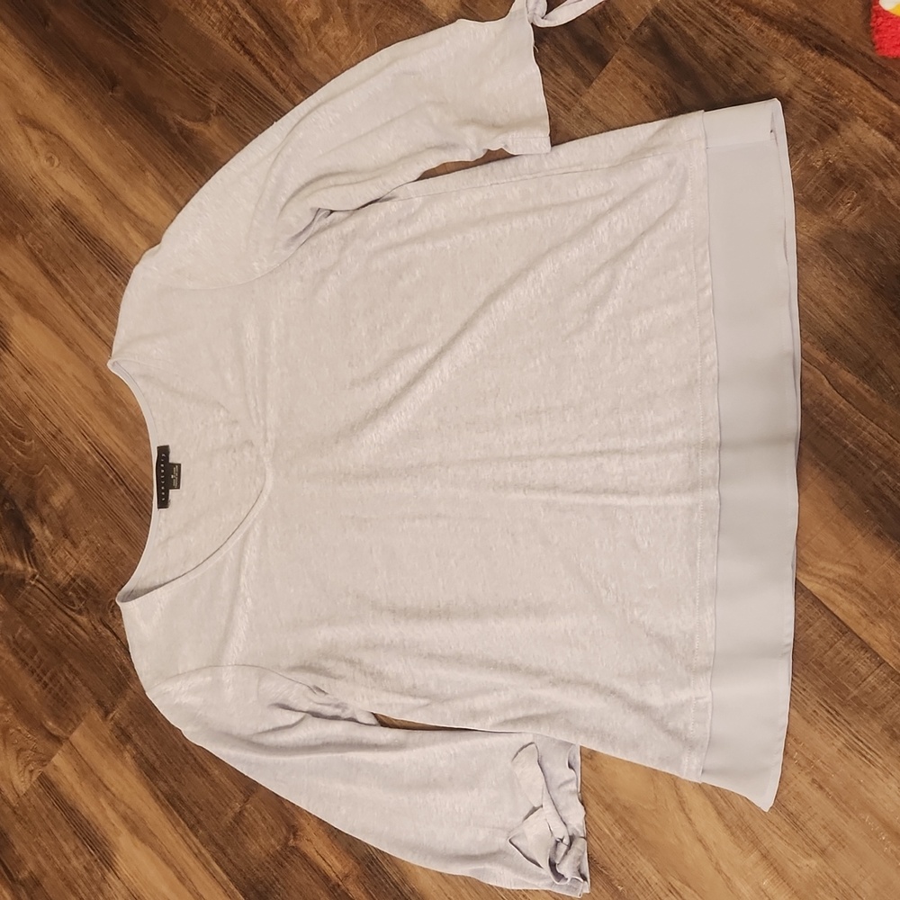 Sanctuary blouse with silk edging